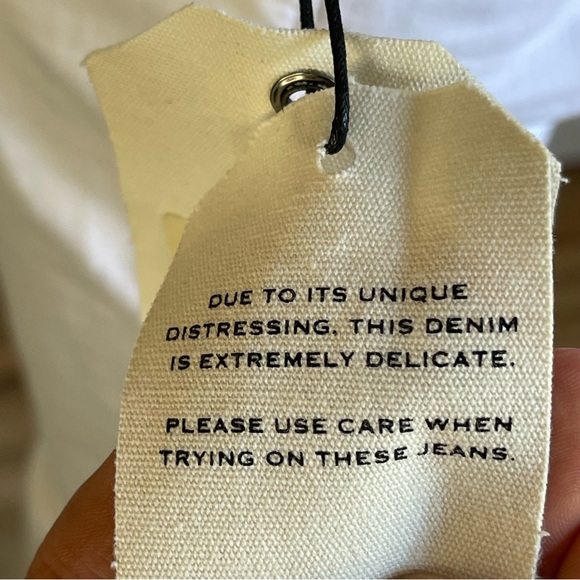 NWT white Rag & Bone Dre Capri jeans - Picture 8 of 12